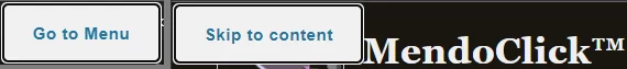 Hidden "skip" buttons help screen reader users navigate quickly.
